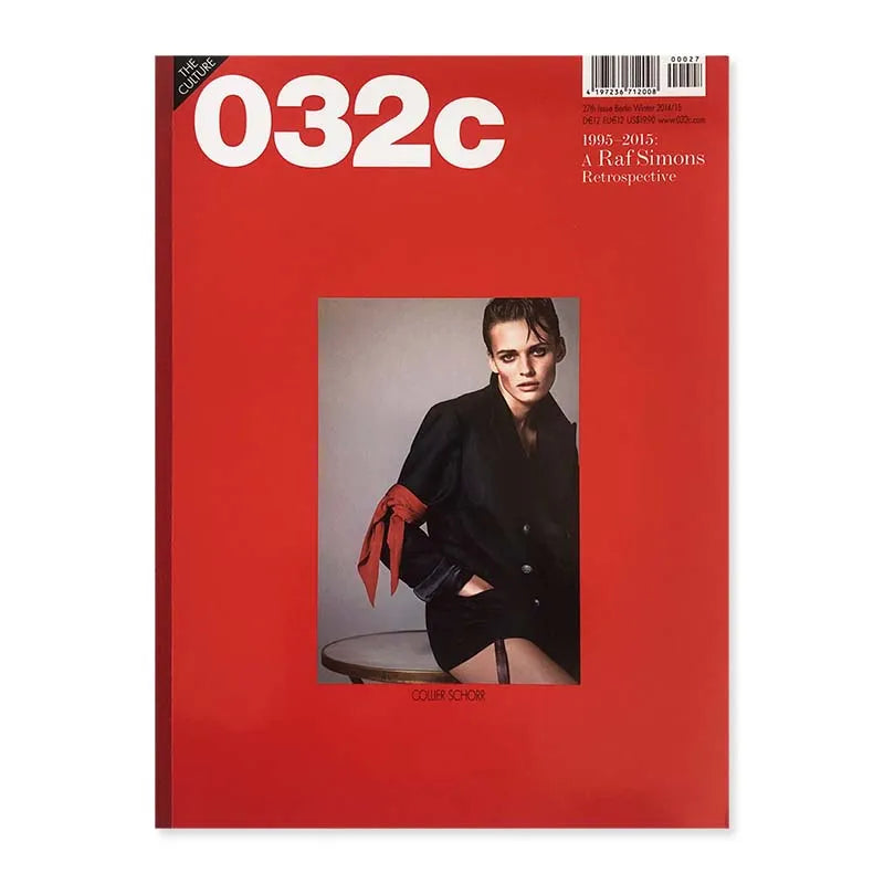 032c #27 Issue "1995-2015: A Raf Simon's Retrospective" Berlin Winter 2014/15 Edita Vilkeviciute