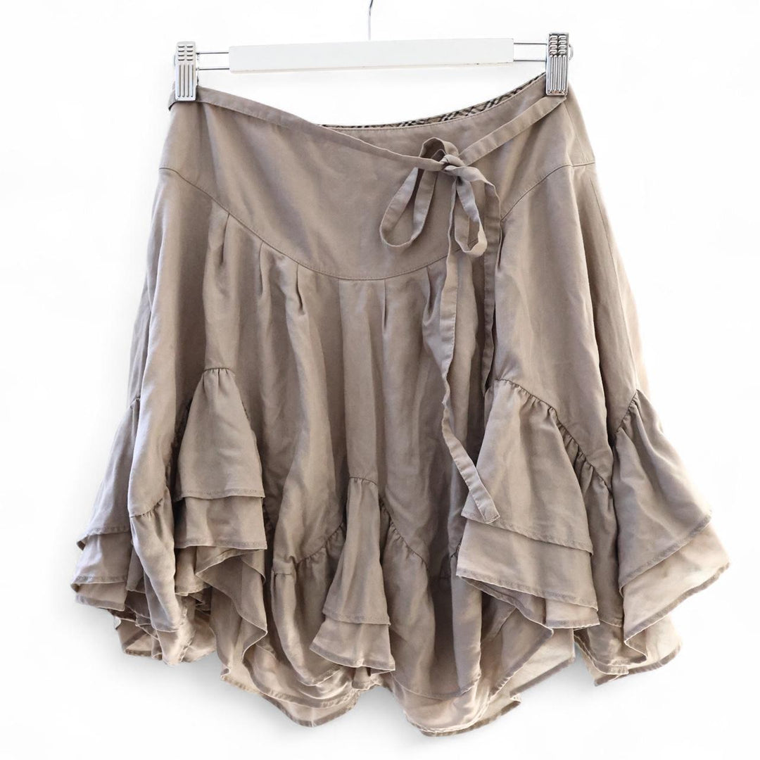 Burberry Frilled Layered Skirt