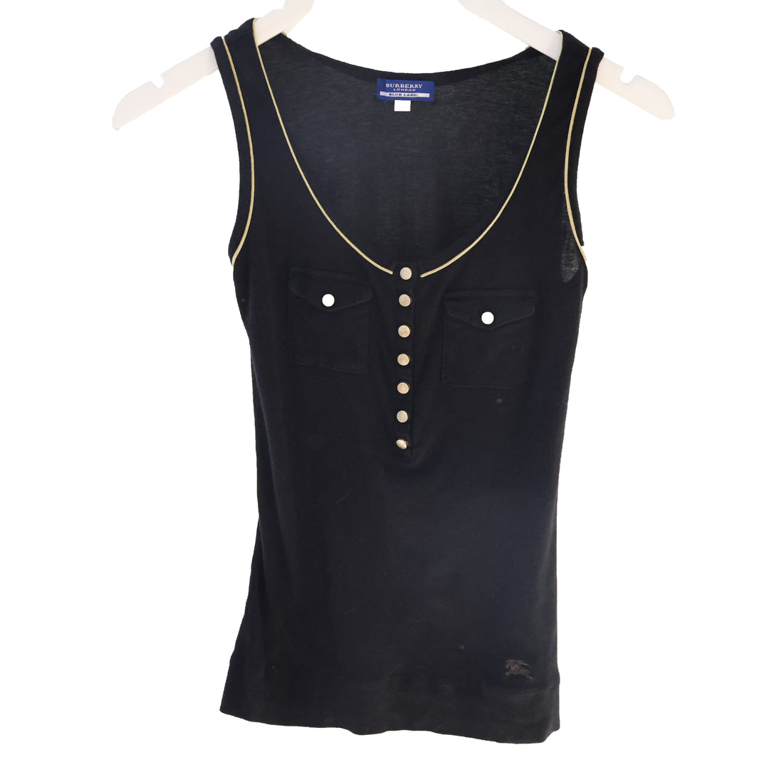 Burberry Gold Accent Top