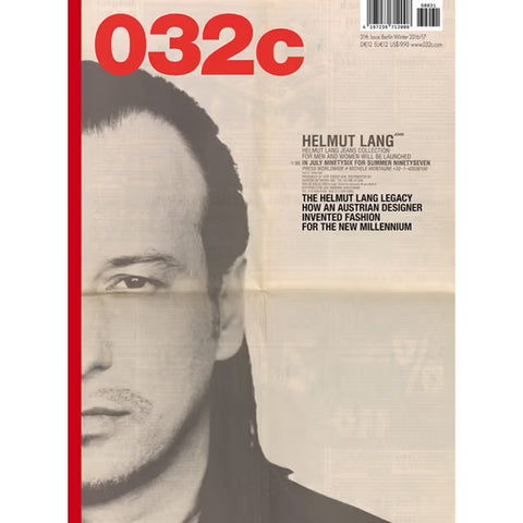 Helmut Lang 032c Issue #31 Berlin Winter 2016/17